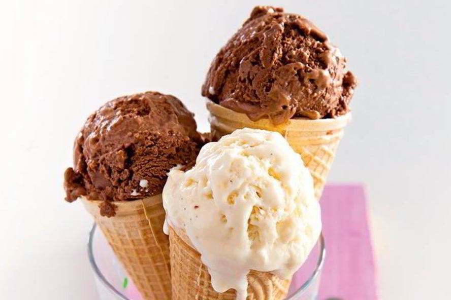 Рецепт шоколадного и ванильного сливочного мороженого