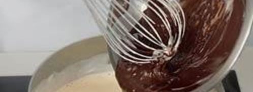 шоколадное и ванильное сливочное мороженое. Шаг 4