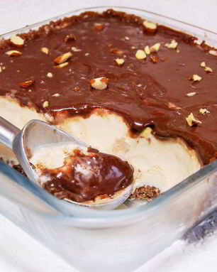 Шоколадный торт-мороженое