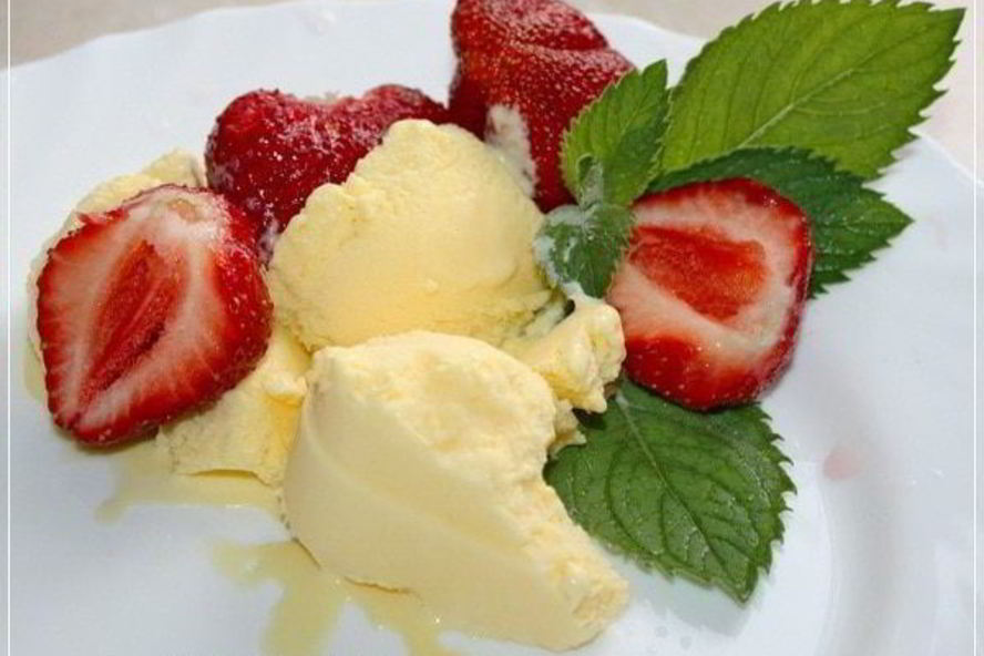 Рецепт сливочного мороженого