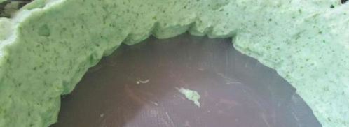 торт-мороженое арбуз. Шаг 16