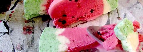 торт-мороженое арбуз. Шаг 20