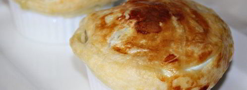 грушевый мусс запеченный под слоеным тестом. Шаг 4