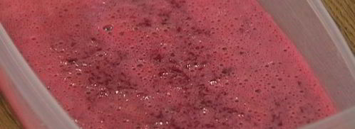 йогуртовый мусс с гранитой. Шаг 6