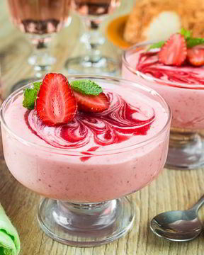 Клубничный мусс