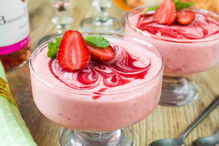 Рецепт клубничного мусса