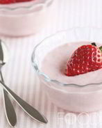 Клубничный зефирный мусс