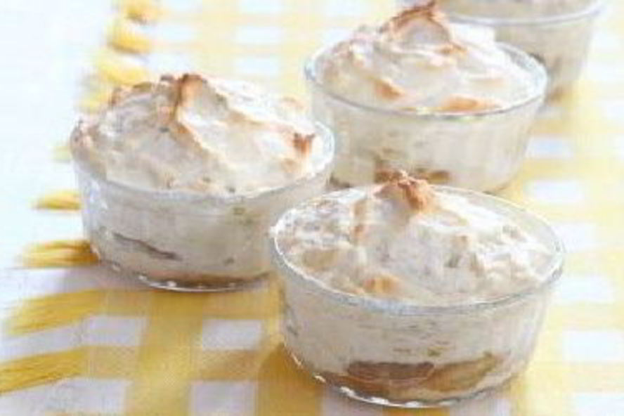 Рецепт мусса из белка с бананом и яблоком