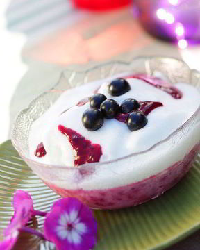 Мусс из черной смородины