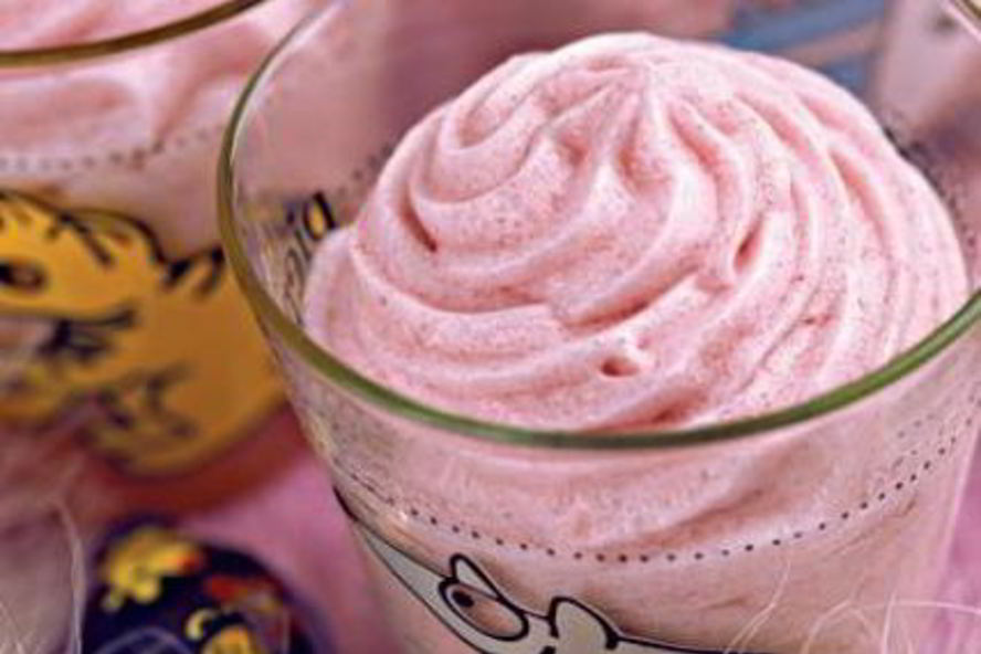 Рецепт мусса клюквенного из манной крупы