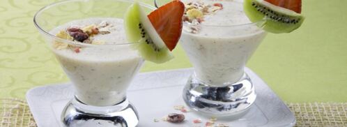 мусс с киви и клубникой. Шаг 3