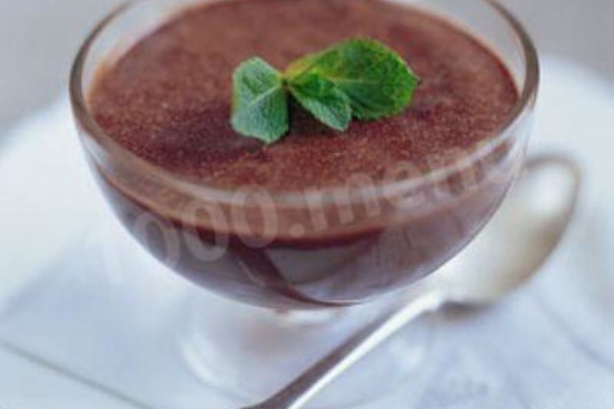 Рецепт мяты шоколадный мусс