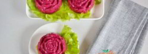 пикантный свекольный мусс с селедкой. Шаг 6