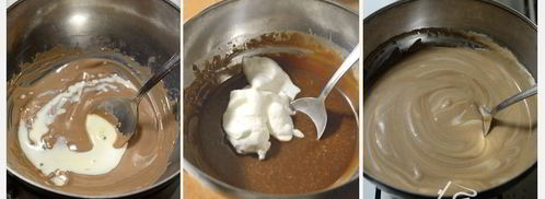 рождественское полено с шоколадным муссом и ягодами. Шаг 5