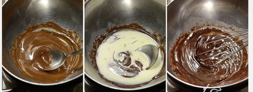 рождественское полено с шоколадным муссом и ягодами. Шаг 7