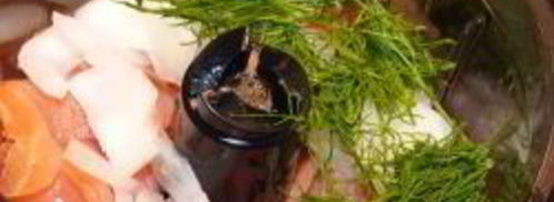 рыбный мусс с кремом из авокадо. Шаг 2