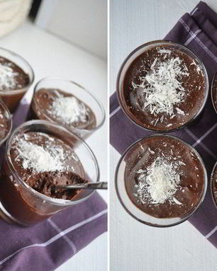 Шоколадный мусс с апельсиновой цедрой