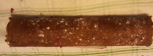 шоколадный рулет с муссом. Шаг 3