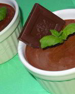 Шоколадный велюровый мусс