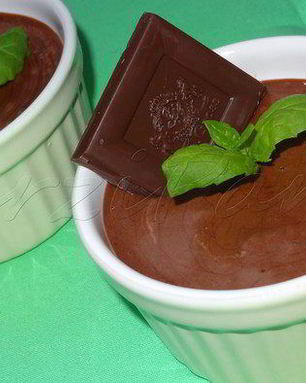 Шоколадный велюровый мусс