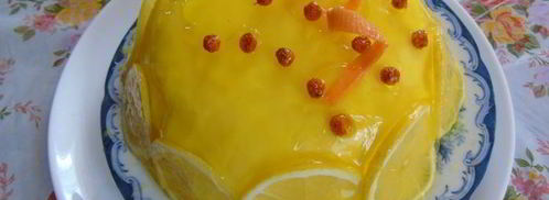 торт-мусс лимонный тирамису. Шаг 21