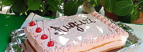 торт-мусс сад с черешней. Шаг 10