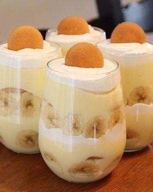 Творожно-банановый мусс