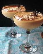 Тыквенный мусс с белым шоколадом и апельсином