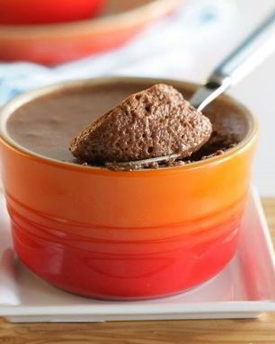 Воздушный мусс с апельсином и горьким шоколадом