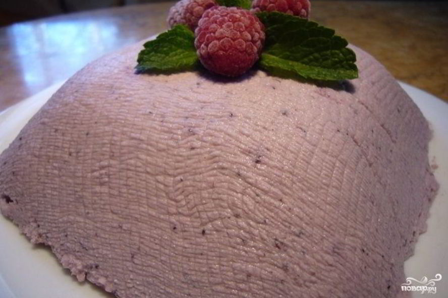 Рецепт черничной пасхи с перепелиными яйцами