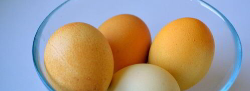 красим пасхальные яйца в желтый цвет куркумой. Шаг 3