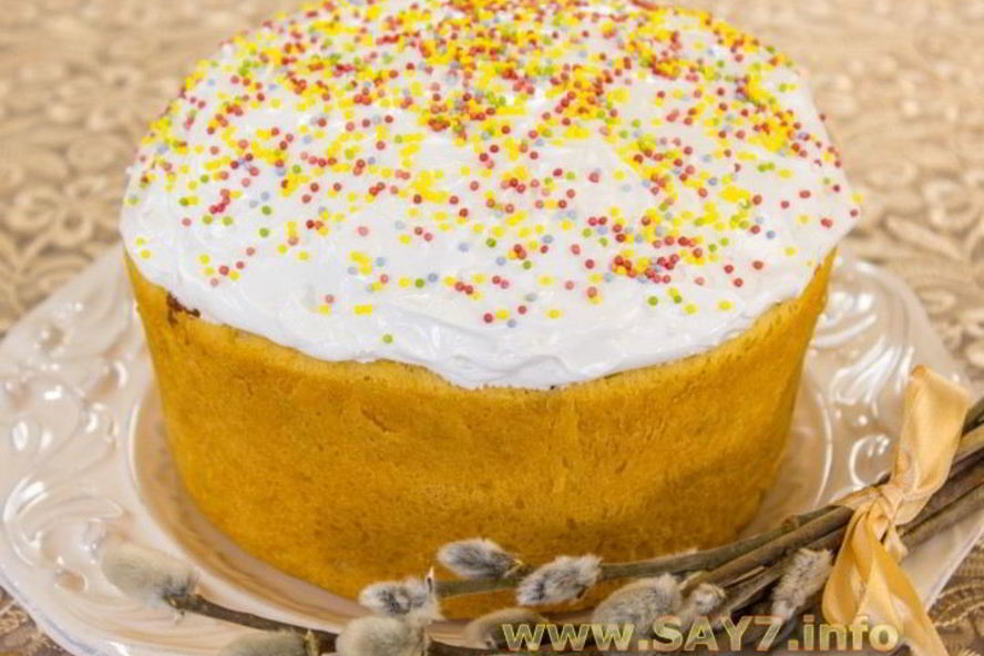 Рецепт кулича ны топленома молоке