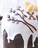 Кулич с глазурью