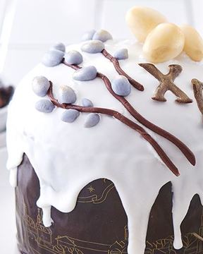 Кулич с глазурью