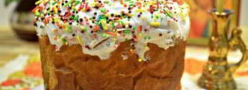 кулич с изюмом и цукатами. Шаг 5