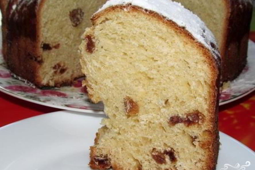 Рецепт кулича с изюмом