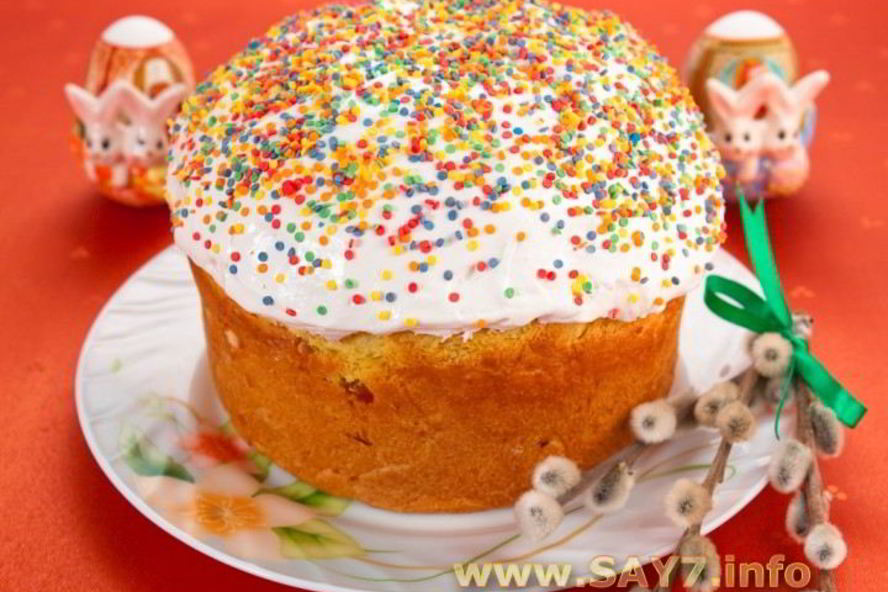 Рецепт кулича шафранового