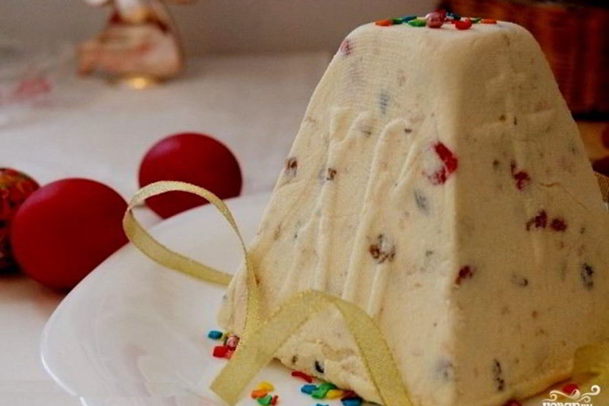 Рецепт пасхи иза домашнего творогов