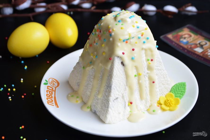 Рецепт пасхи с белым шоколадом