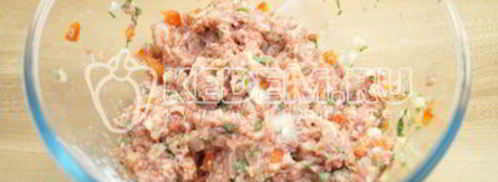 пасхальные мясные колечки с яйцом. Шаг 4