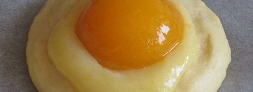 пасхальные творожные булочки с заварным кремом и абрикосами. Шаг 11