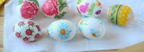 пасхальные яйца с цветами. Шаг 3