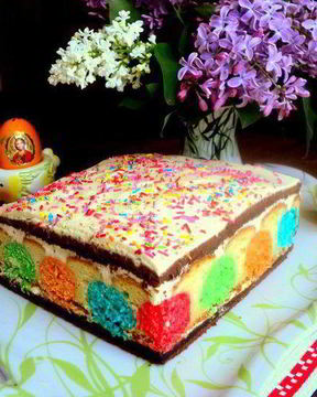 Пляцок пасхальный Писанки