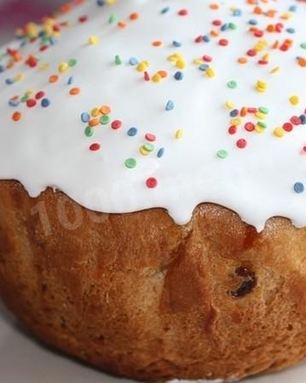 Постный кулич