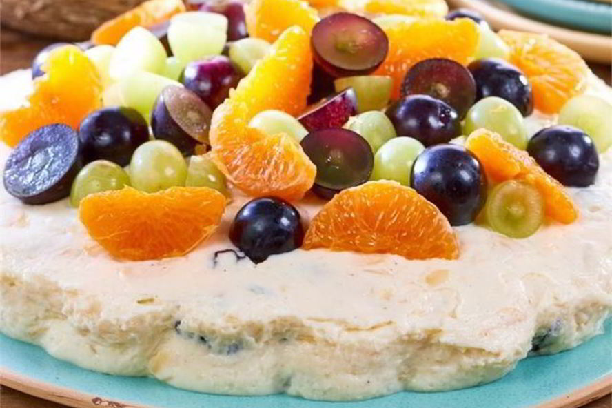 Рецепт творожной пасхи с фруктами