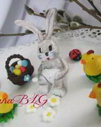 Украшение на пасхальный торт