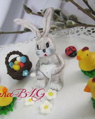 Украшение на пасхальный торт