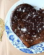 Постный десерт Брауни с чечевицей