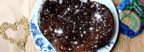 постный десерт брауни с чечевицей. Шаг 17