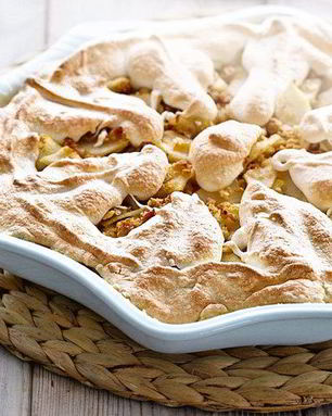 Пудинг из груш и лимона